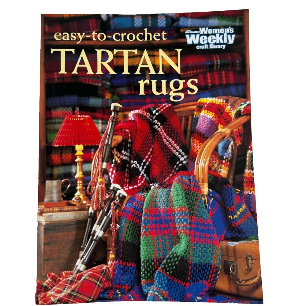 Easy to Crochet Tartan Rugs Australian Women's Weekly Patterns Soft Cover Book